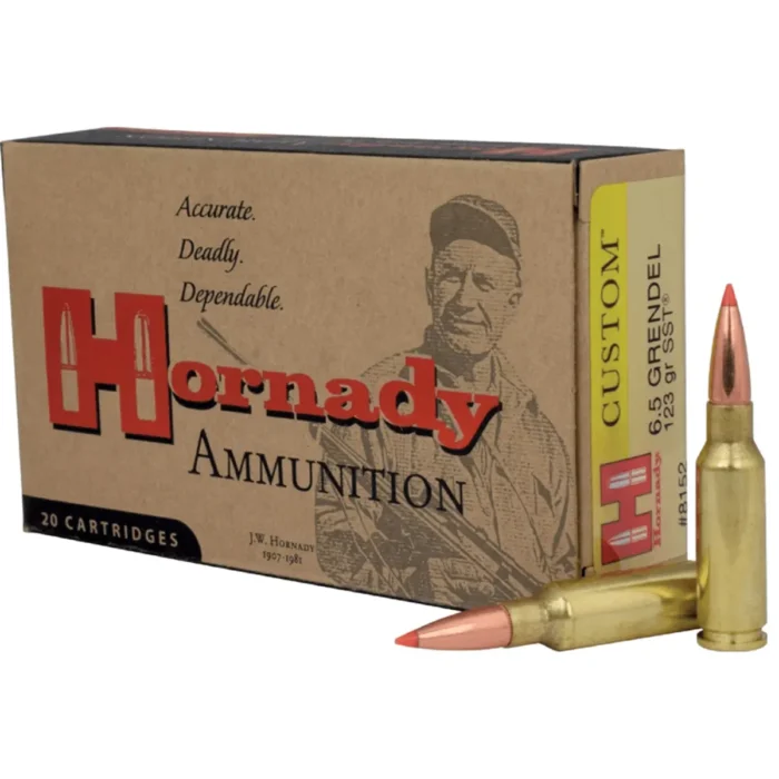 Hornady 81513 Custom 6.5 Grendel 90gr CX 20 Per Box