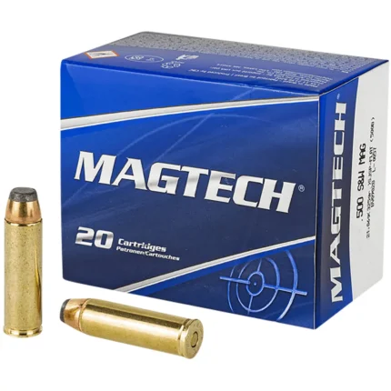 Magtech Range/Training 500 S&W Mag 400 gr Semi Jacketed Soft Point Flat 20 Per Box 500A