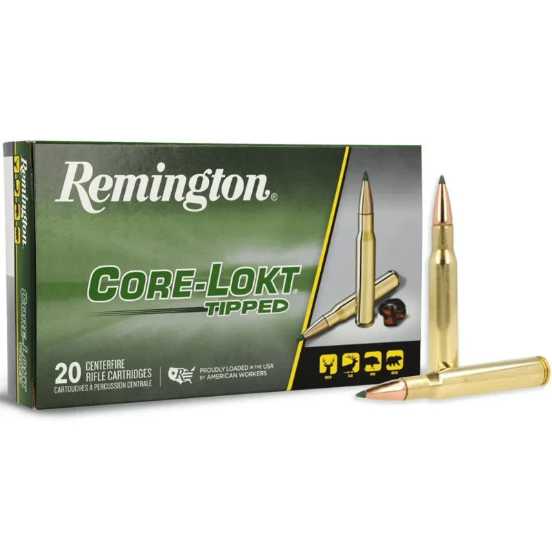 Remington Ammunition 29035 Core-Lokt Tipped 30-06Springfield 165gr Core-Lokt Tipped 20 Per Box